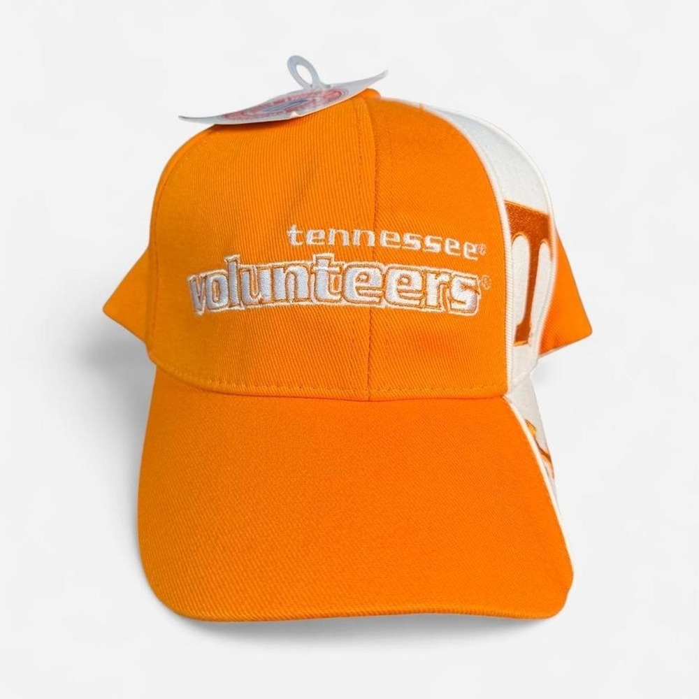 Collegiate Tennessee Volunteers Hat Mens OSFA Orange White Power T Embroidered